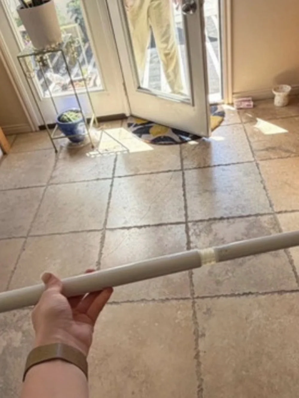 Gray Telescoping Curtain Rod - Simple Hardware